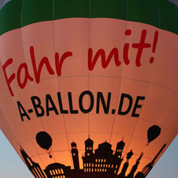 Ballonfahrten in und über Augsburg